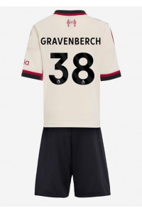 Liverpool Ryan Gravenberch #38 Babytruitje Uit tenue Kind 2025-26 Korte Mouw (+ Korte broeken)